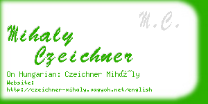 mihaly czeichner business card